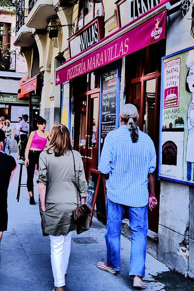 Madrid - Pizzeria Maravillas par Wout van den Berg
