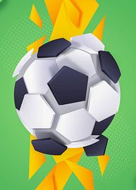 Voetbal Voetbal Kicker van FotoKonzepte