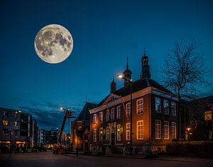 Rathaus von Etten-Leur am Abend