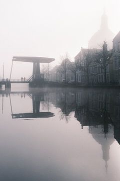 Leiden in de ochtendmist van photobytommie