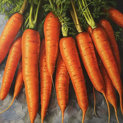 Peinture de carottes