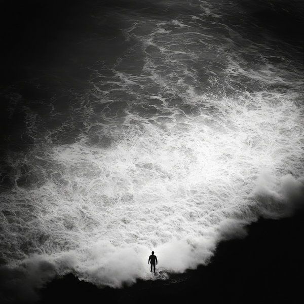 Waves and silence by Poster Art Shop