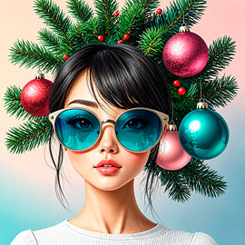 Trendy kerst... van Ans Bastiaanssen