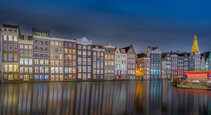Damrak Amsterdam Nightshot par Martin Bredewold