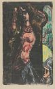 Emile Bernard - Gravin borstelt haar haar (Esmée) of Dansmuziek (Esmée) (1892) van Peter Balan thumbnail