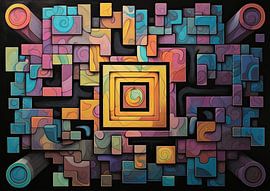 Mandala Meditation by Abstract Painting