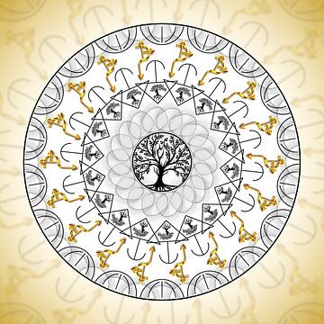 Crystal Mandala Joy of Life by SHANA-Lichtpionier
