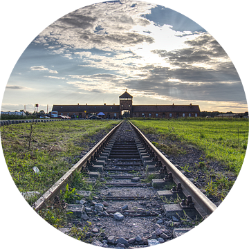 Het treinspoor naar Auschwitz van Caught By Light