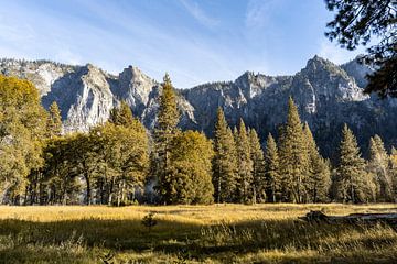 Vallei van Yosemite in California van Peter Hendriks