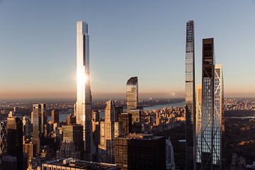 Manhattan Skyline tijdens Gouden Uur van swc07