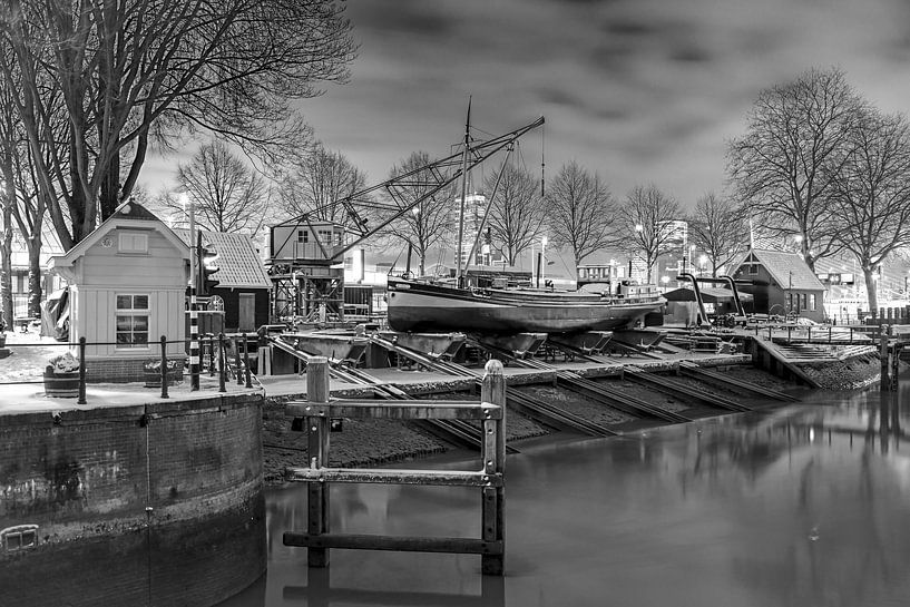 Schiffsanleger Koningspoort in Rotterdam von Anton de Zeeuw