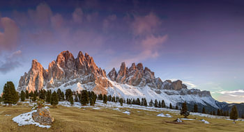 Le groupe Geisler dans les Dolomites