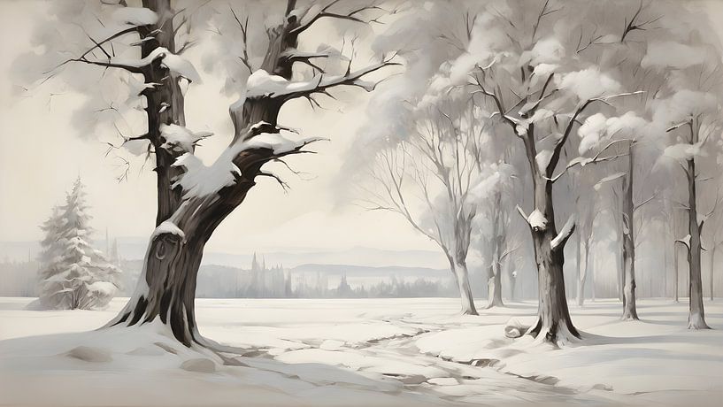 Waldmalerei von Anton de Zeeuw
