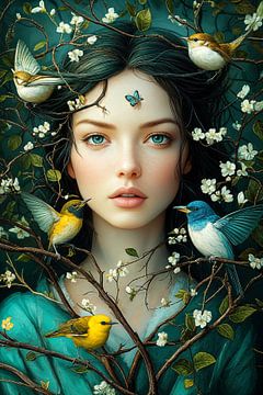 Queen of Birds no.2 van Studio BB