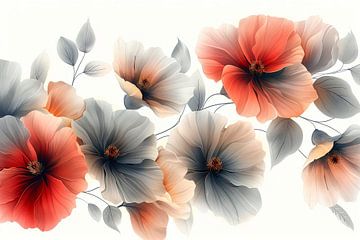 décoration florale sur Egon Zitter