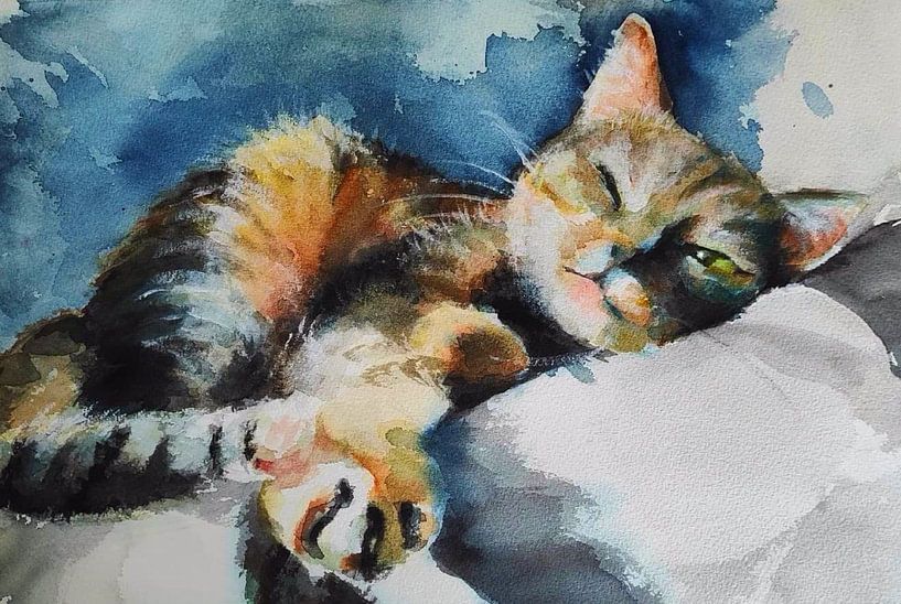 Chilling Puss par Jiebo Qiu