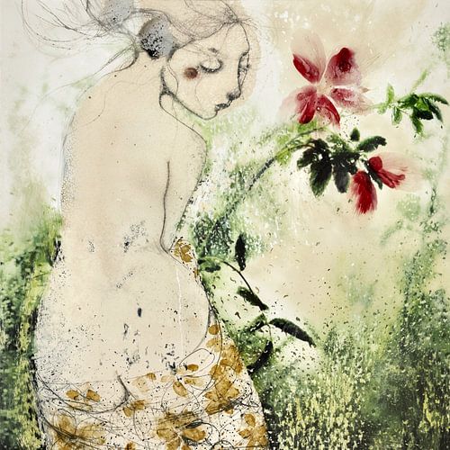 Japanese  flower van RAR Kramer - Visual poet