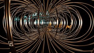 Dreaming of a Magnetic Field - orange/türkise Variante