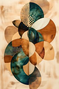 Abstrait dans les tons de terre