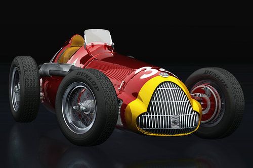 Alfa Romeo 158 Alfetta 1950 driekwart zicht