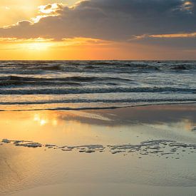 Zonsondergang Noordwijk aan Zee van Quirina Kamoen