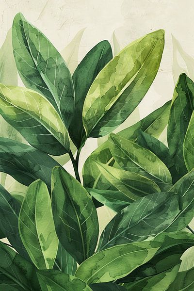 watercolor plant by haroulita