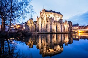 Das Schloss der Grafen in Gent