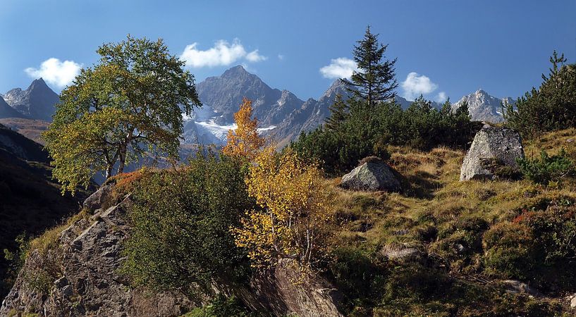 Anfang Herbst Silvrettapas Österreich von Karin vd Waal
