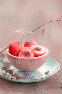 Frische Aprikose im Vintage Look