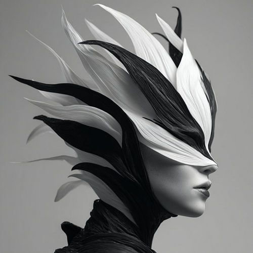 Gentle Contours – Minimalist line portrait