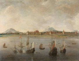 Vue de Batavia, Hendrick Jacobsz. Dubbels
