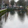 Den Haag - Brücke und Reflexion von Wout van den Berg