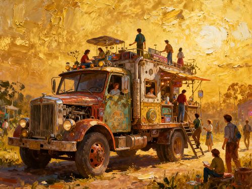 Creative nomad truck – artistic travelling workshop