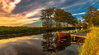Sunset boat