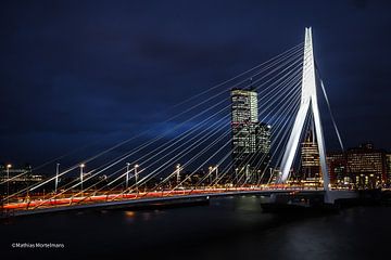 Pont Erasmus Rotterdam sur Mathias Mortelmans