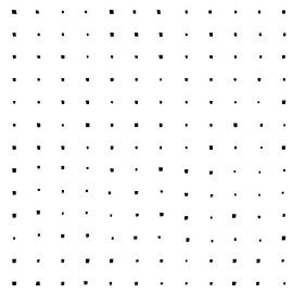 Minimalistische schwarze Quadrate auf Weiß von Dina Dankers