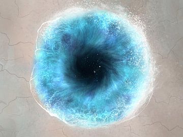 Ocean eye van Marianne Eggink - Fotografie en digitale kunst