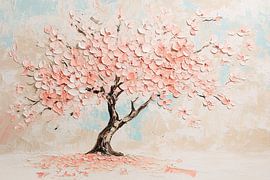 Blossom tree painting in soft tones by Imperial Art House