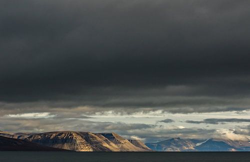 Billefjorden Spitsbergen, Landschap