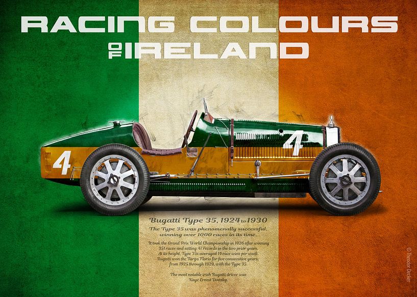Racing colour Ireland by Theodor Decker