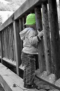 Jongetje met het groene hoedje