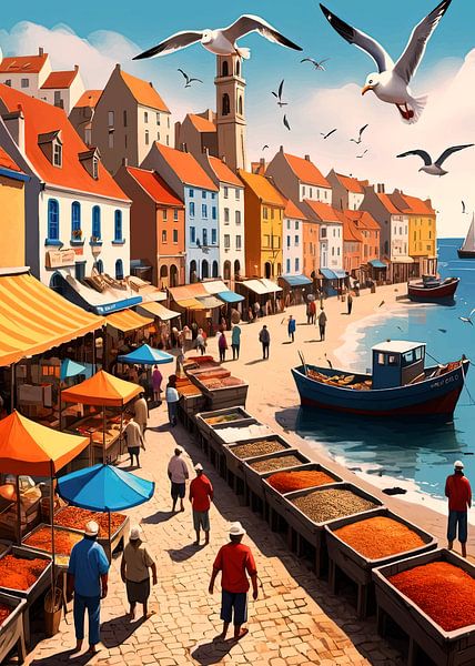 trade along the coast by Hesti Azzafira