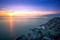 Zonsondergang boven de Noordzee van Pieter van Dieren (pidi.photo) thumbnail