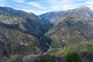 De schoonheid van Kings Canyon Nationaal Park in Californië, Amerika van Linda Schouw