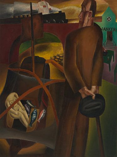 De eeuwige zwerver, vagebond, Frits Van den Berghe, 1925