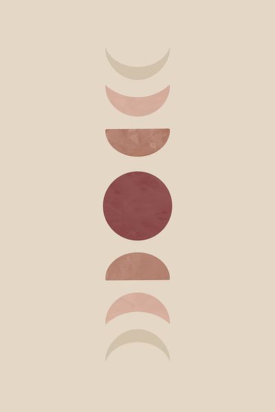 Moon Phase No.2 by Melloi Art Prints