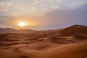 Woestijn in Marokko van Rosan Verbraak
