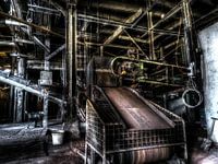 Verlassene deutsche Fabrik