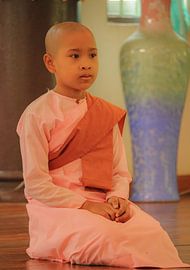 Myanmar Buddhistischer Mönch von Phil Buckley