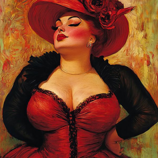 Woman by Eye catching paintings